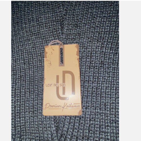 Leif Nelson Men’s Knitted Pullover Cowl Neck Slim fit Sweater XXL NWT - Picture 8 of 11